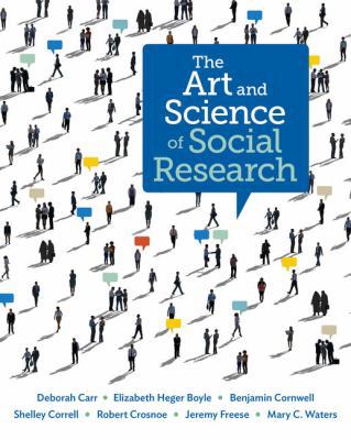 The Art and Science of Social Research 0393663701 Book Cover