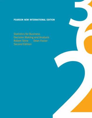 Statistics for Business: Pearson New Internatio... 1292023392 Book Cover