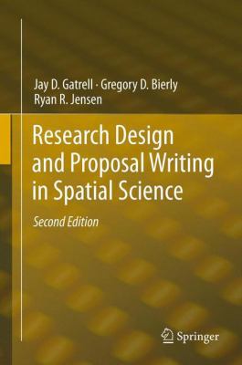 Research Design and Proposal Writing in Spatial... 9400793456 Book Cover