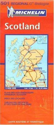 Michelin Scotland Regional Map (Michelin Maps) [French] 2061007317 Book Cover
