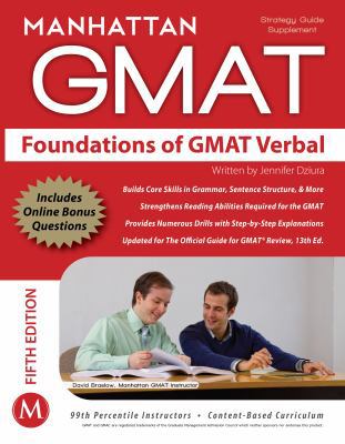 Foundations of GMAT Verbal 1937707016 Book Cover