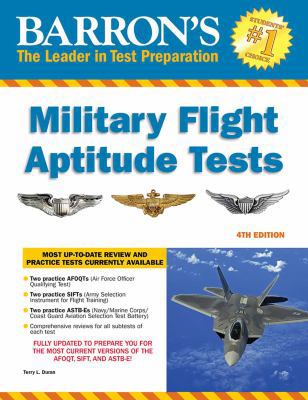Military Flight Aptitude Tests 1438011040 Book Cover
