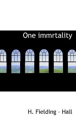 One Immrtality 1110884842 Book Cover