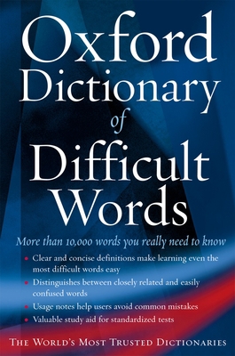 The Oxford Dictionary of Difficult Words 0195173287 Book Cover