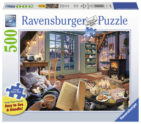 Cozy Retreat 500 PC Large Format Puzzle B07MWRK6MX Book Cover
