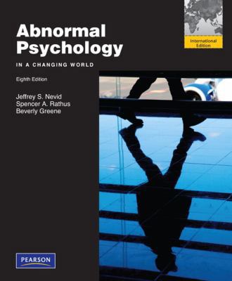 Abnormal Psychology (in a changing world), Eigh... 0205027334 Book Cover