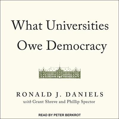 What Universities Owe Democracy B0BX5KPWS5 Book Cover
