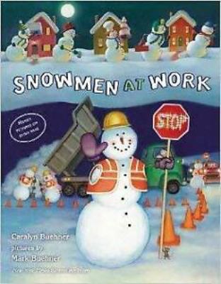 Snowmen At Work with Read Alond Cd 0545659485 Book Cover