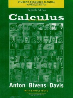 Student Resource Manual to accompany Brief Calc... 0471441716 Book Cover