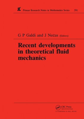 Recent Developments in Theoretical Fluid Mechan... 0582226848 Book Cover