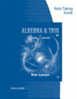 Note Taking Guide for Larson's Algebra & Trigon... 1337279730 Book Cover