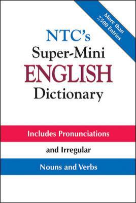 NTC Super-Mini English Dictionary 007138748X Book Cover