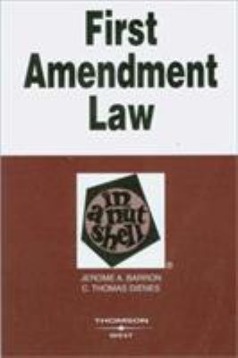 Barron and Dienes' First Amendment Law in a Nut... 0314177361 Book Cover