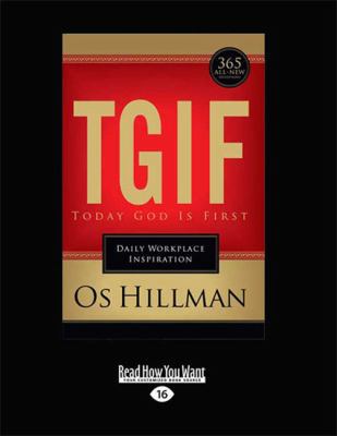 Tgif: Daily Workplace Inspiration (Large Print ... [Large Print] 1459625315 Book Cover