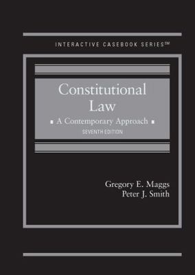 Constitutional Law: A Contemporary Approach (In... B0GGD6QSTG Book Cover