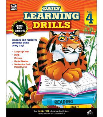 Daily Learning Drills, Grade 4 1483800873 Book Cover