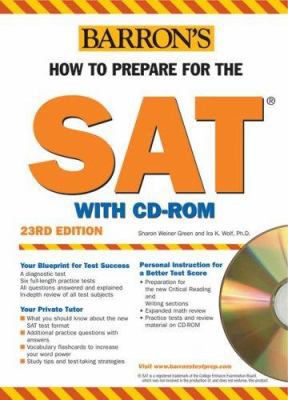 How to Prepare for the SAT 2007-2008 [With CDROM] 0764179349 Book Cover