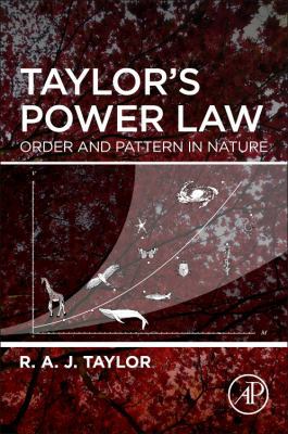 Taylor's Power Law: Order and Pattern in Nature 0128109874 Book Cover