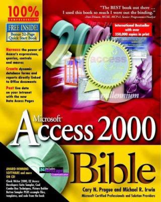 Microsoft Access 2000 Bible [With *] 0764532863 Book Cover