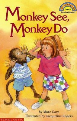 Schol Rdr Lvl 1: Monkey See, Monkey Do (Hello R... 0590458019 Book Cover