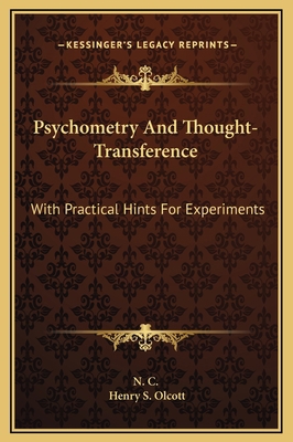 Psychometry And Thought-Transference: With Prac... 116920323X Book Cover