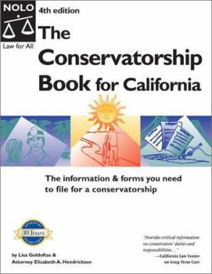 The Conservatorship Book for California 0873377958 Book Cover