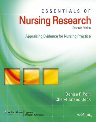 Essentials of Nursing Research: Appraising Evid... 0781781531 Book Cover