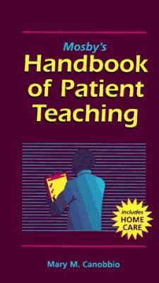 Mosby's Handbook of Patient Teaching 0815115377 Book Cover
