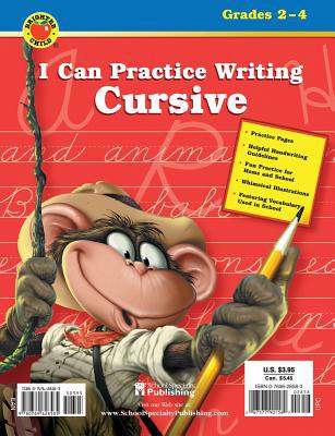 I Can Practice Writing Cursive 0769628583 Book Cover