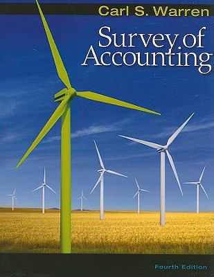 Survey of Accounting 0538478144 Book Cover