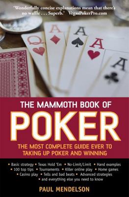 The Mammoth Book of Poker 1845298071 Book Cover