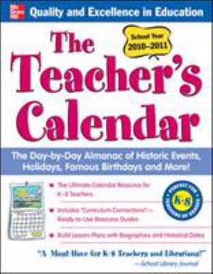 The Teachers Calendar: The Day-By-Day Almanac o... 0071740767 Book Cover