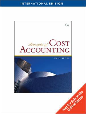 Principles of Cost Accounting 0538753536 Book Cover