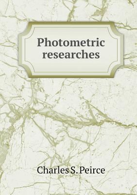 Photometric researches 5518545517 Book Cover