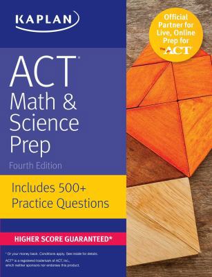 ACT Math & Science Prep: Includes 500+ Practice... 1506214401 Book Cover