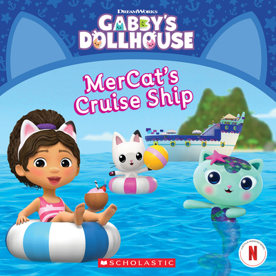 Mercat's Cruise Ship (Gabby's Dollhouse Storybook) 1338885375 Book Cover