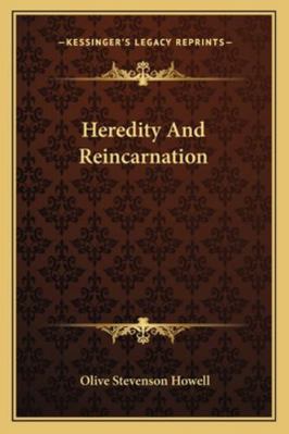 Heredity And Reincarnation 1163180785 Book Cover