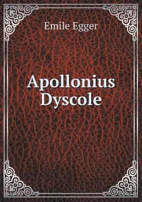Apollonius Dyscole [French] 551892237X Book Cover