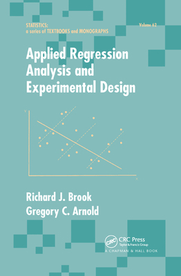 Applied Regression Analysis and Experimental De... 0367403412 Book Cover