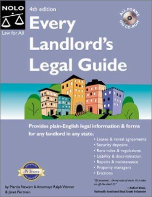 Every Landlord's Legal Guide [With CDROM] 0873375572 Book Cover