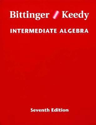 Intermediate Algebra Seventh Edition Hardbound ... 020188996X Book Cover