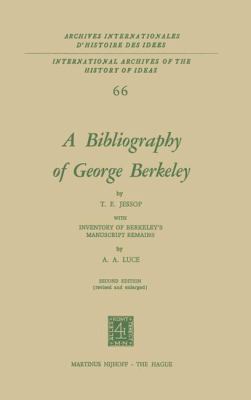 A Bibliography of George Berkeley: With Invento... 9401024715 Book Cover