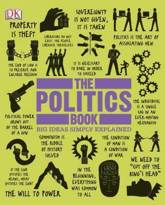 The Politics Book: Big Ideas Simply Explained 1465402144 Book Cover