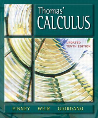 Thomas' Calculus 0201755270 Book Cover