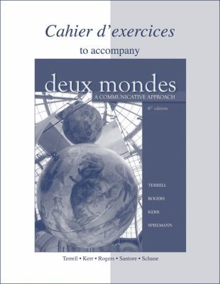 Workbook/Lab Manual to accompany Deux mondes: A... 0073326984 Book Cover