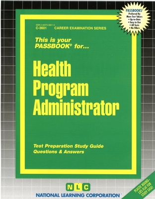 Health Program Administrator 0837336015 Book Cover