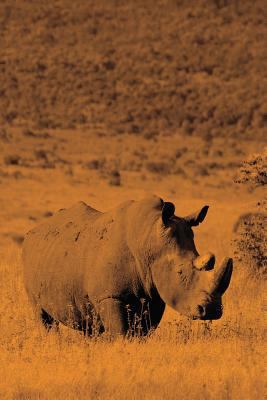 Alive! white rhino - Sepia - Photo Art Notebook... 1364551748 Book Cover