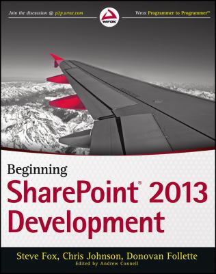 Beginning Sharepoint 2013 Development 1118495845 Book Cover