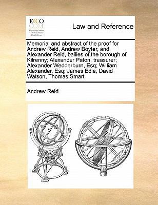 Memorial and Abstract of the Proof for Andrew R... 1171464134 Book Cover