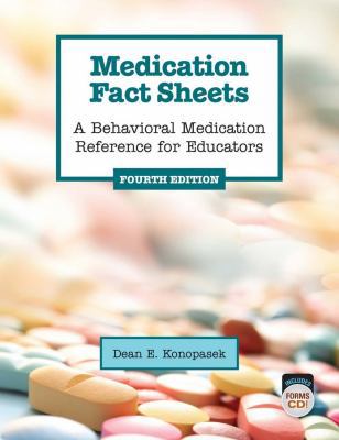Medication Fact Sheets: A Behavioral Medication... 0878226591 Book Cover